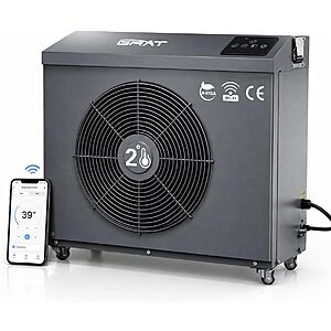 GRAT 1.5HP Chiller for Cold Plunge Tub Set $399.5