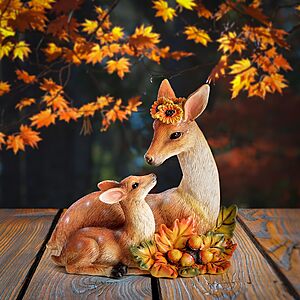 Amazon – Fall Garden Deer Outdoor Statue - $11.65 w/ Code
