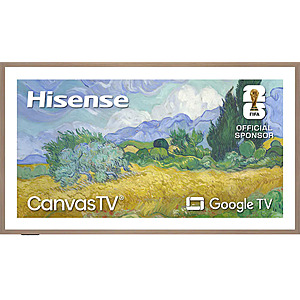 Hisense - 65" Class S7 Canvas Series Smart Google TV 4K QLED Smart Google TV with Hi-Matte Display and UltraSlim Wall Mount (2026) $997.99