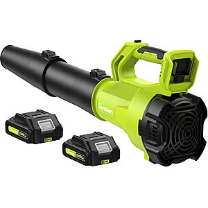 Amazon – 500 CFM Cordless Leaf Blower w/ 2 Batteries - $39.19 w/ Code