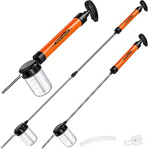 4' MEKASS 250ml Diatomaceous Earth Powder Duster w/ Adjustable Rod (Orange) $14.99 + Free Shipping w/ Prime or on $35+