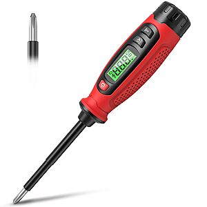 [Prime] KAIWEETS 2-in-1 Voltage Tester Screwdriver w/ LCD Display $9.59 + Free Shipping