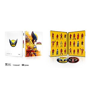 Deadpool & Wolverine Steelbook - 4K + Blu-ray + Digital $42.99 Regular Case $31.53 Amazon.com