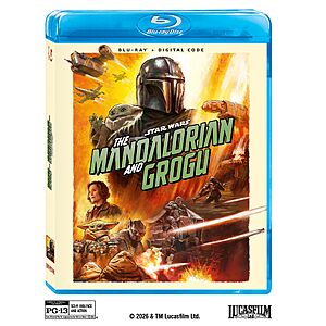 The Mandalorian And Grogu - Blu-ray + Digital $21.77 Amazon.com