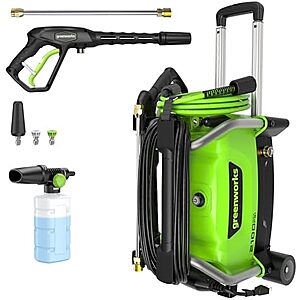 $149.99* | Greenworks 2100 PSI (1.2 GPM) Electric Pressure Washer at Amazon
