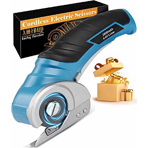 AMZBUY Cordless Electric Scissors $15.99 + Free Shipping w/ Prime or on $35+