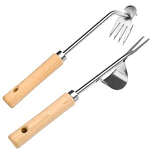 2-Pack Stainless Steel Ganchun Hand Weed Puller Tool Set $6.99 + Free Shipping w/ Prime or on $35+
