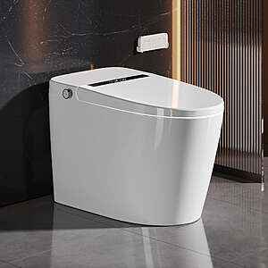 DeerValley DV-1S0159-V3 Smart Toilet Bidet w/ Auto Open, Warm Water and LED Display $461.23 + Free Shipping