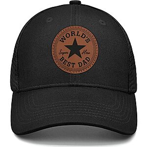 IORTY RTTY "World's Best Dad" Baseball Cap $4.98 + Free Shipping w/ Prime or on $35+