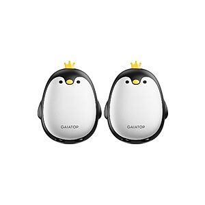 2-Pack Gaiatop Magnetic Rechargeable Hand Warmers (Black, Penguin) $9.99 + Free Shipping w/ Prime or on $35+