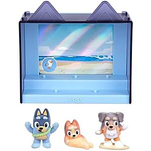 $4.47* | Bluey Fuzzies "The Beach" Episode Pack w/ 3 Flocked Mini-Figures at Amazon