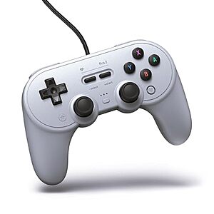 $27.99* | 8BitDo Pro 2 Wired Controller for Switch, Windows, Steam Deck & Raspberry Pi (Grey Edition) at Amazon