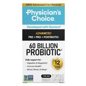 Costco Deal - Physician's Choice Advanced 60 Billion Probiotic, 75 Capsules $36.99