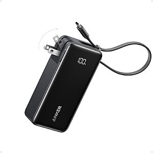 Amazon Prime Members: Anker Nano 3-in-1 Portable Charger,10,000mAh 30W Travel Power Bank $40