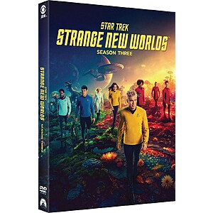 Paramount Star Trek Strange New Worlds Season 3 DVD Boxed Set, 10 Episodes $11.96
