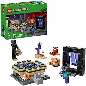 $11.99 | 192-Piece LEGO Minecraft - Nether & End Portal Journey (21584, 2026) at Amazon
