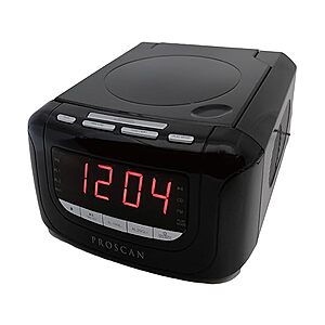 $12.99 | Sylvania Proscan CD Clock Radio with USB Charger at Woot!