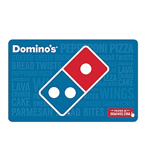 Domino's $100 Digital Gift Card $85 & More at Best Buy