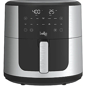 bella PRO - SmartCrisp 8-qt. Touchscreen Air Fryer - Stainless Steel $79.99 Bestbuy.com