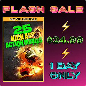 Fanflix: 25 Paramount Digital Action Movies $22.5