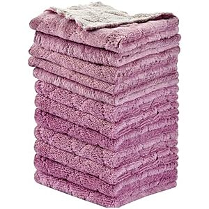 $3.97* | 12-pc 10" x 6" OstWony Microfiber Cleaning Towels at Amazon