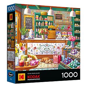 1000-Pc RoseArt Kodak Premium Soap & Candle Shop Jigsaw Puzzle $9 + Free Shipping w/ Prime or on orders over $35