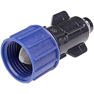 $2.42* | Raindrip S5900UB, Smart Loc Universal Swivel Adapter for Tubing, 3/4-Inch MHT at Amazon