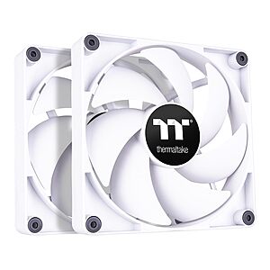 2-Pack Thermaltake CT120 PC Cooling Fan (White) $14.99 + Free Shipping w/ Prime or on $35+
