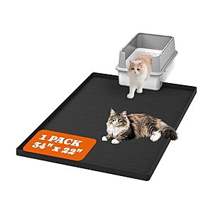 34" x 22" Pawtners XL Silicone Cat Litter Trapping Mat $14.99 + Free Shipping w/ Prime or $6 Fee per Order