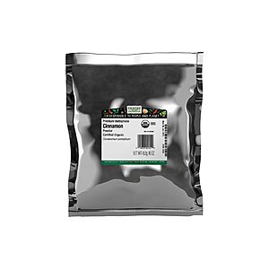 Frontier Organic Ground Vietnamese Cinnamon, 1-Pound Bulk, Premium Quality Cinnamon, Full Balanced Spicy Flavor, Kosher $10.22