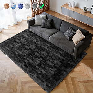 $19.98 FS Walmart+ by seller: Cozydesg 4ftx6ft Large Area Rugs,  Living Room Bedroom,  (color choices) + more