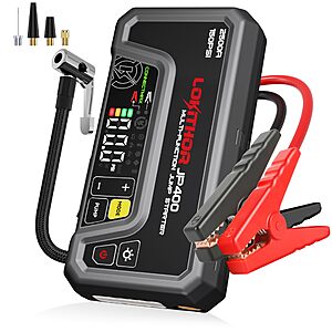 LOKITHOR JP400 2500A Jump Starter + 150 PSI Air Compressor $41.96