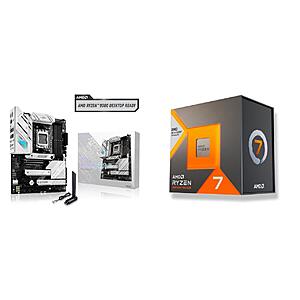 AMD Ryzen 7 7700X3D + ASUS ROG Strix B650-A Gaming WiFi + Cooler Master Elite Liquid 240 CPU AIO Cooler $354.99