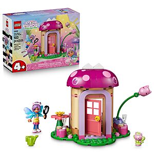 103 pcs LEGO Gabby's Dollhouse Kitty Fairy's Garden House (11212) $9.99 + Free S&H w/ Prime or $35+