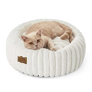 Amazon – COZY KISS Donut Cat Bed - $17.49–$22.49 w/ Code