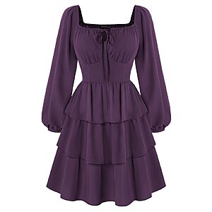 Amazon – Scarlet Darkness Women's Renaissance Pirate Dress, Brown M - $15 w/ Code