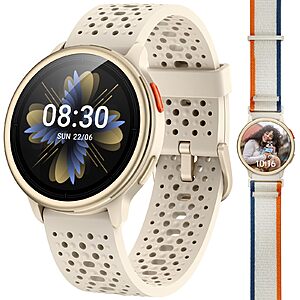 Quican Smart Watches for Women & Men compatible with iPhone and Android