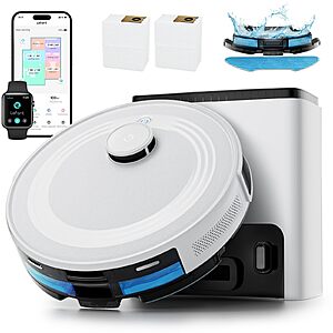 Lefant M2 Plus Robot Vacuum and Mop, 75-Day Self-Emptying, 6000Pa Suction $120 + Free Shipping