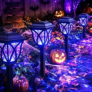 [Prime] 6-Pack GIGALUMI Solar Halloween Lights Outdoor Decor $14.07 + Free Shipping