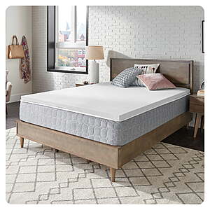 Sealy Essentials 2" Gel-Memory Foam Mattress Topper, Queen, Adult $32.11