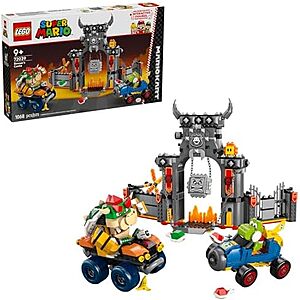 $65 | 1068-Piece LEGO Super Mario: Mario Kart - Bowser's Castle (72039, 2025) at Amazon