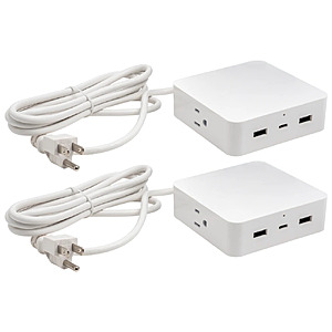2-Pack: Limitless 5-Device Charger with USB Type-C & AC Outlets $19.99 + FS