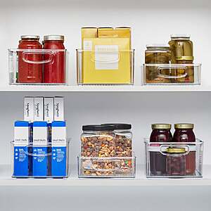 iDESIGN Pantry Bins, 6-piece Set $37.99 Free Shipping Costco.com