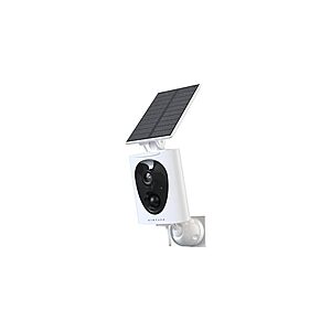 VIRTAVO SolarFlask 2K QHD Solar-Powered Wireless Outdoor Security Camera w/ Color Night Vision & PIR Motion Detection $19.99 + Free Shipping w/ Prime or $6 Fee per Order
