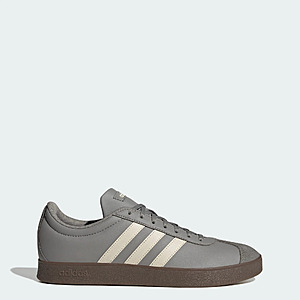 adidas men VL Court Base Shoes (Charcoal Solid Grey / Alumina / Grey Four) $17
