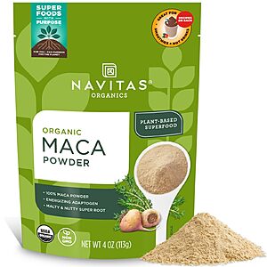 4-Oz Navitas Organics Gelatinized Maca Powder $3.67 w/ S&S + Free Shipping w/ Prime or on $35+