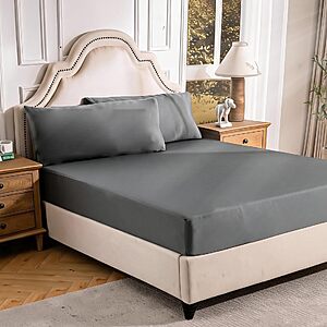 OMERAI 3-Piece Queen Cooling Sheet Set $14.99 $ More + FS w/ Prime or orders $35+