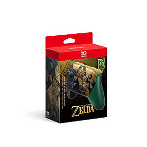 Back in Stock! Nintendo Switch™ 2 Pro Controller - The Legend of Zelda™ – 40th Anniversary Edition