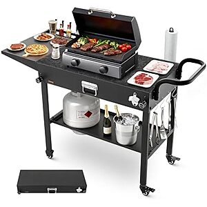 $89.99* | 31" x 17" VEVOR Outdoor Grill Cart at Amazon