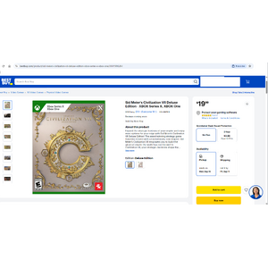 BB XBox Civilization VII Deluxe $20 (less than std editions) $19.99